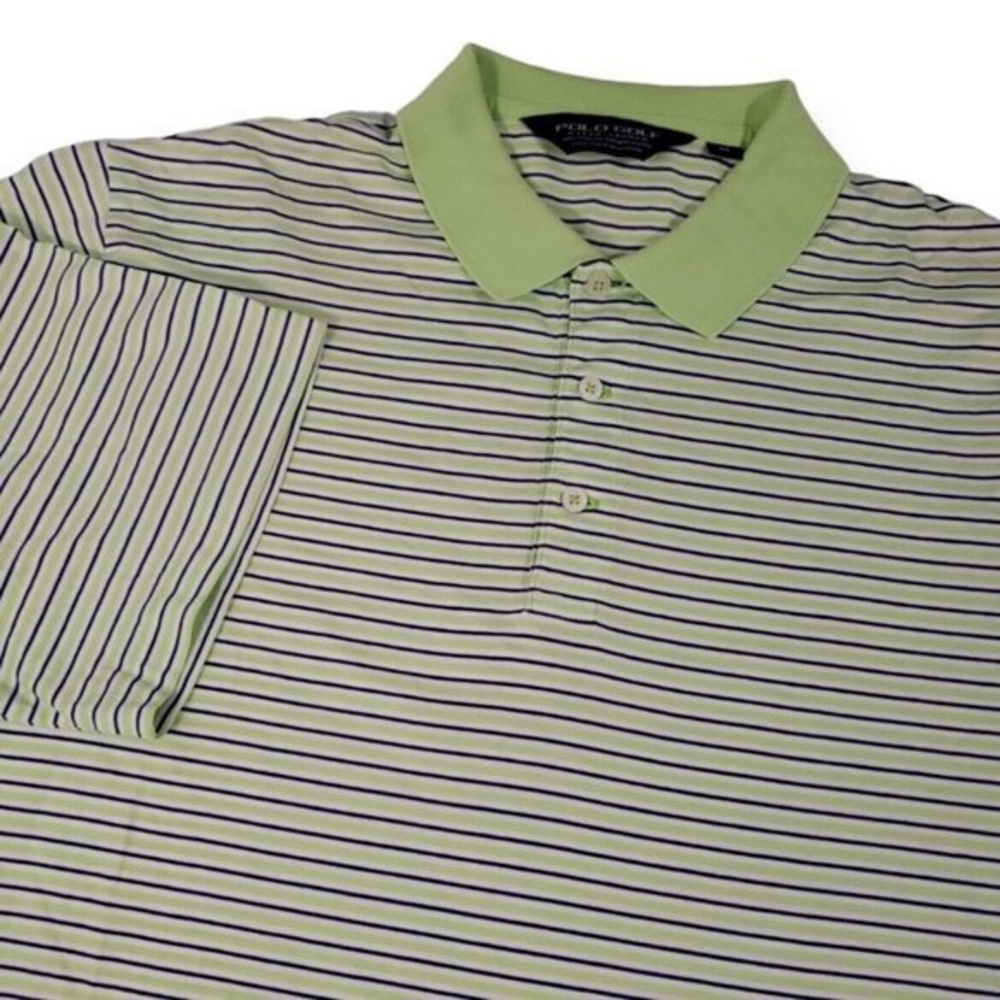 Ralph Lauren  Polo Golf Green, Blue Polo Shirt 100% Pima Cotton‎ Mens Medium